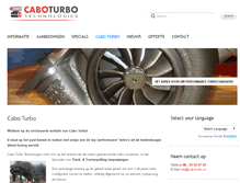 Tablet Screenshot of caboturbo.nl